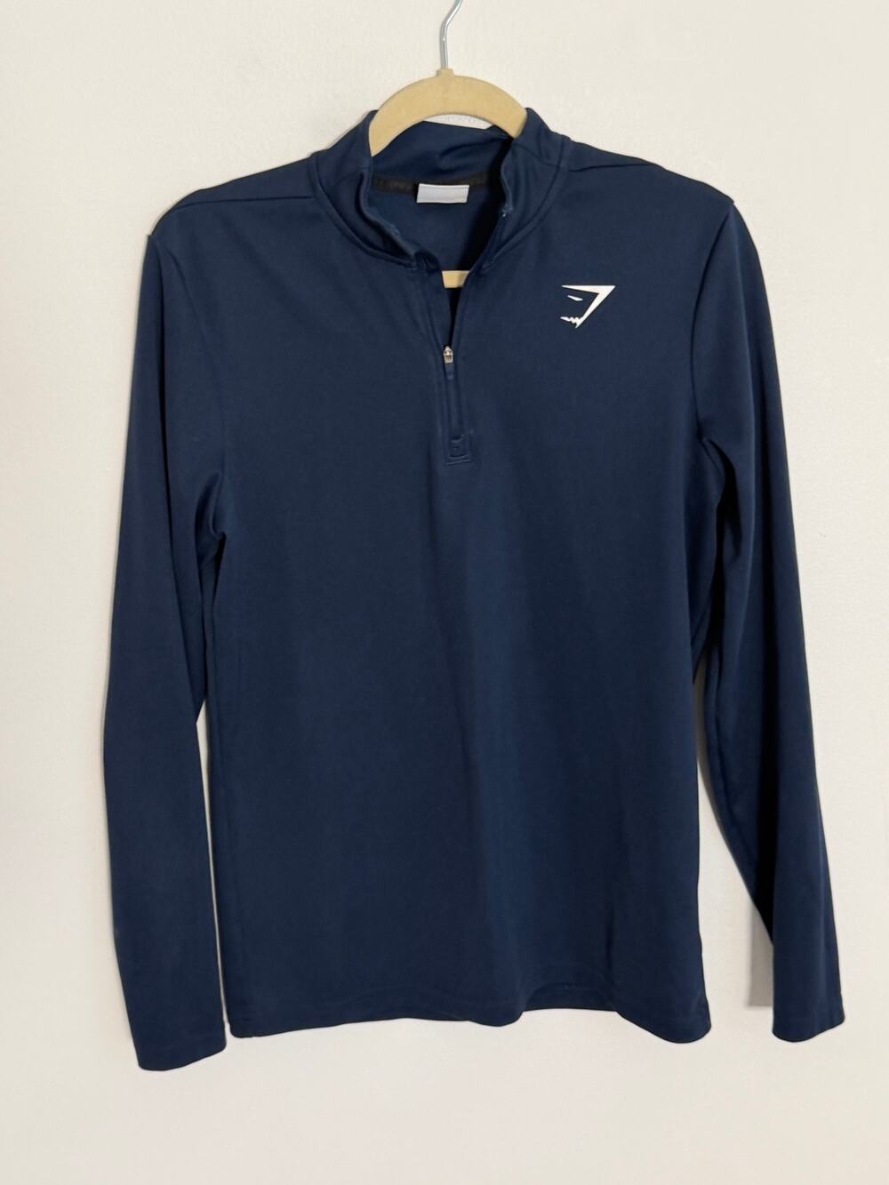 GymShark Men's Small Navy Performance Quarter Zip